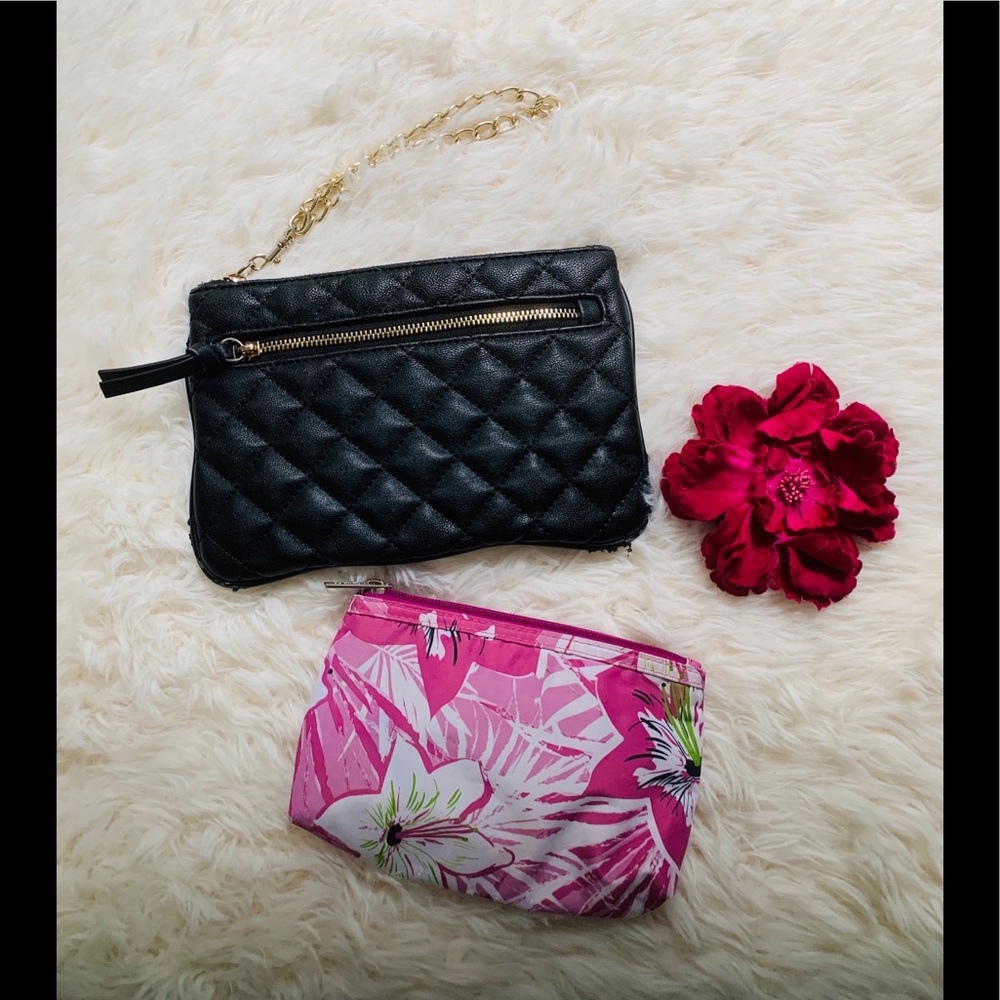 Express Clutch & Makeup Bag Set - 2ct